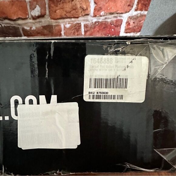 NIB Current Mood White radical riot spiked platform boots Sz 8 - Picture 7 of 9